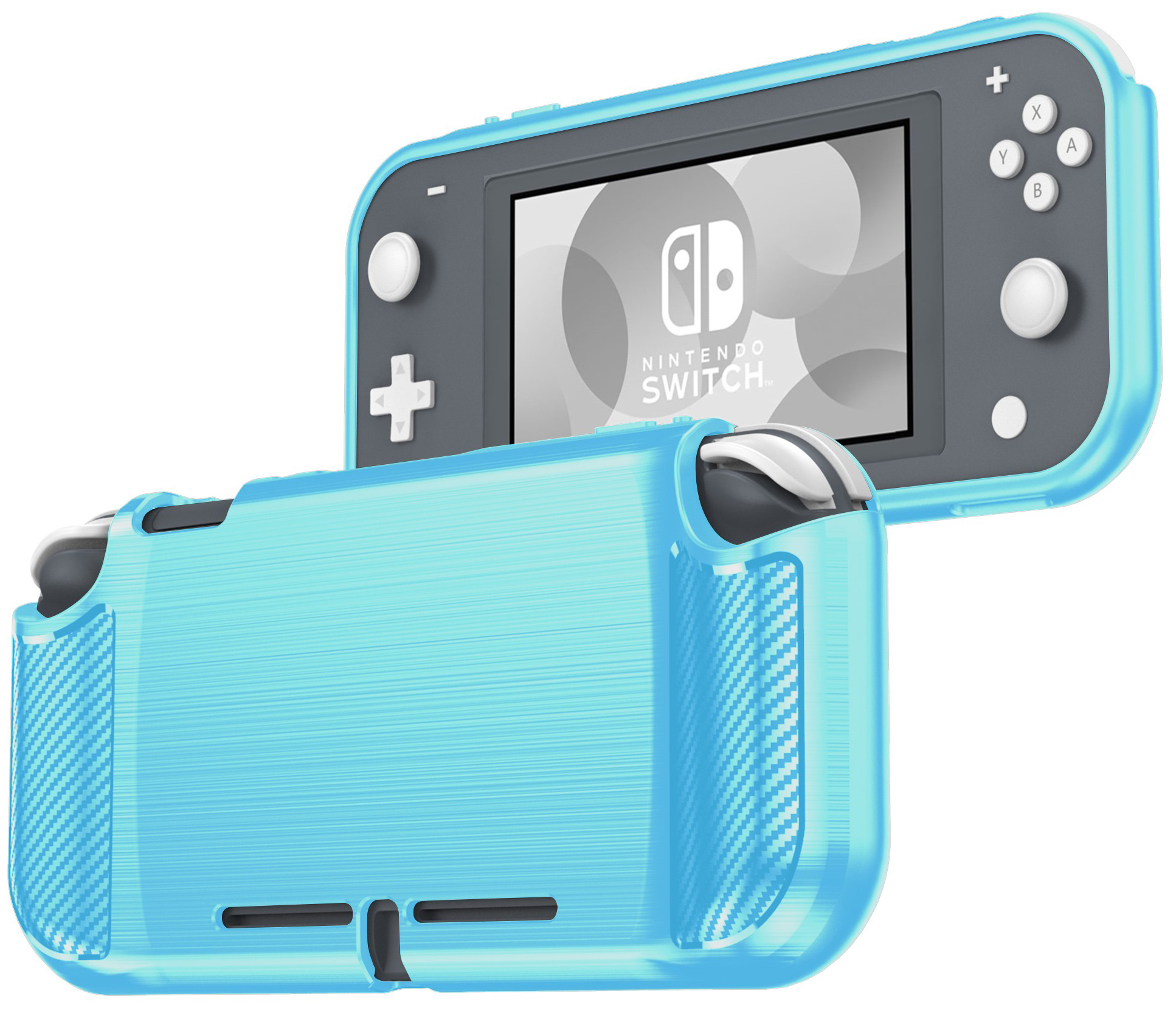 Flexible TPU Rubber Case Cover Grip Skin for Nintendo Switch Lite Console