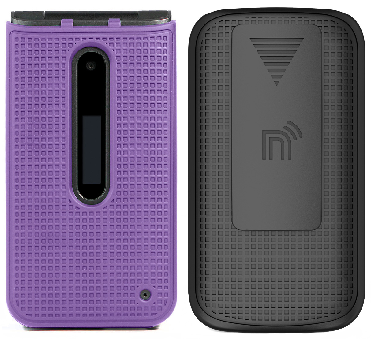 Hard Case Cover and Belt Clip Holster Combo for LG Wine 2 LTE Flip Phone LM-Y120 - Picture 35 of 66
