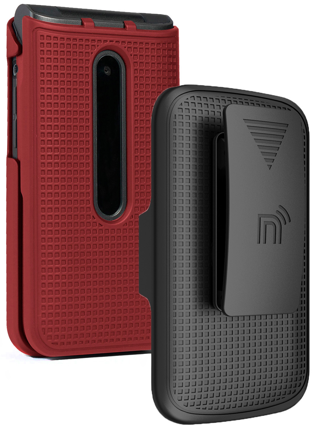 Hard Case Cover and Belt Clip Holster Combo for LG Wine 2 LTE Flip Phone LM-Y120 - Picture 45 of 66