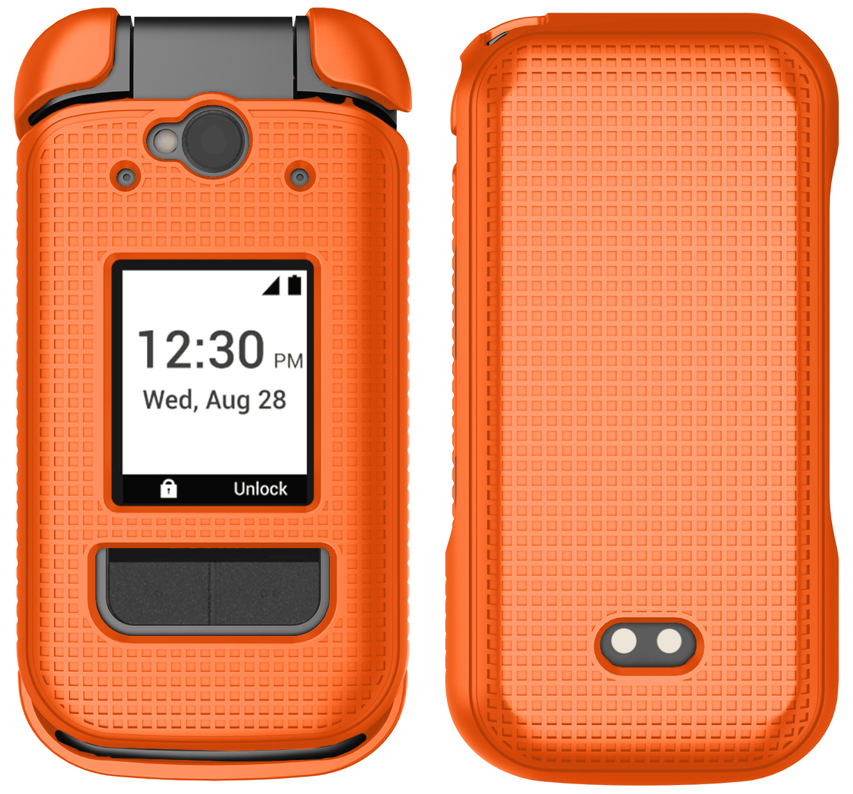 Grid Texture Hard Shell Case Cover for Sonim XP3 Plus 5G (XP3plus X320 2025)