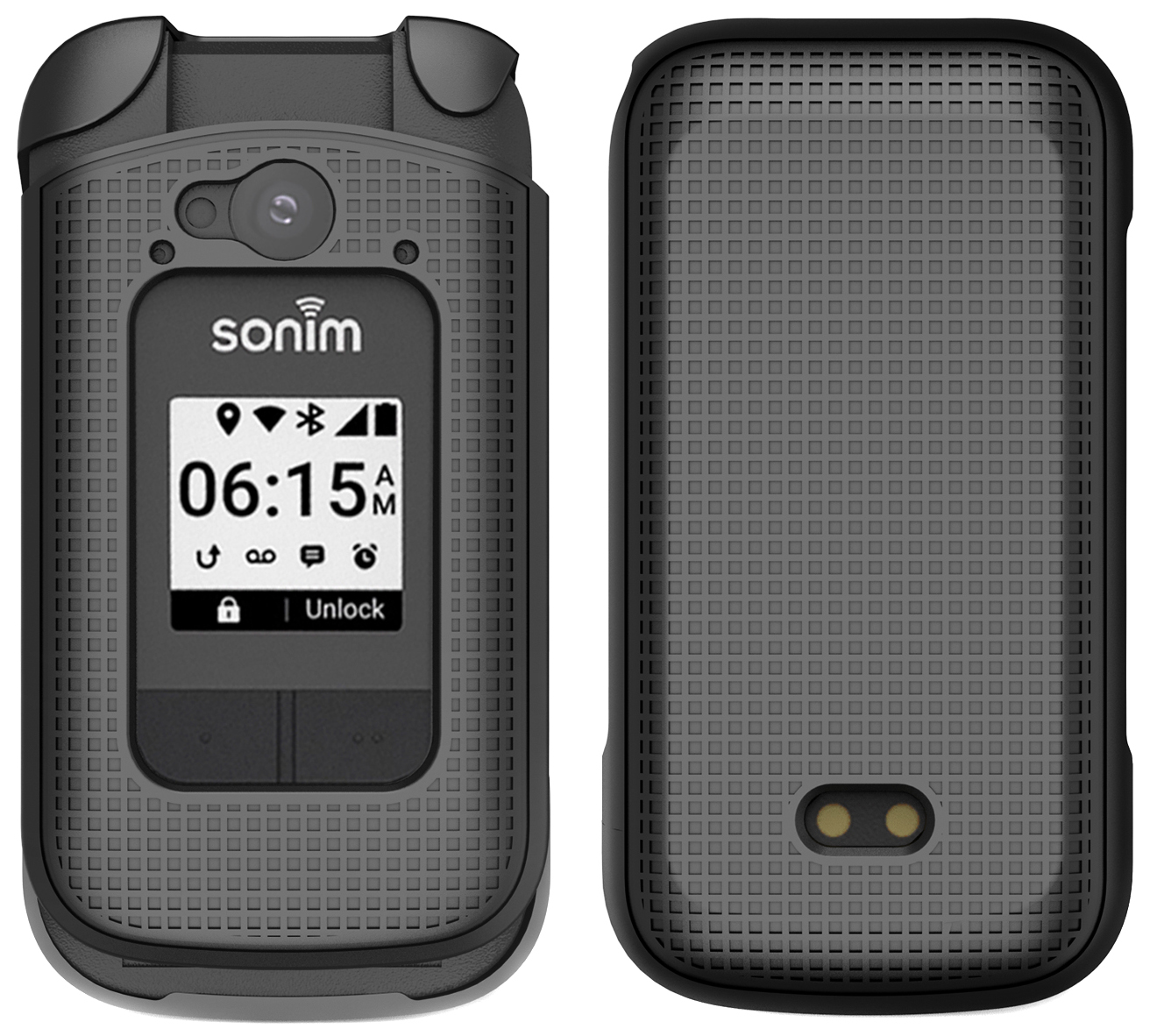 Grid Texture Slim Hard Shell Case Cover for Sonim XP3 Plus 4G (XP3900) XP3plus