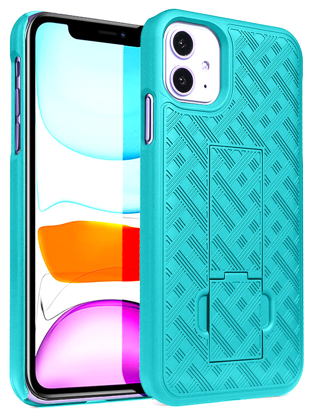 Slim Kickstand Case Hard Shell Cover for Apple iPhone 11