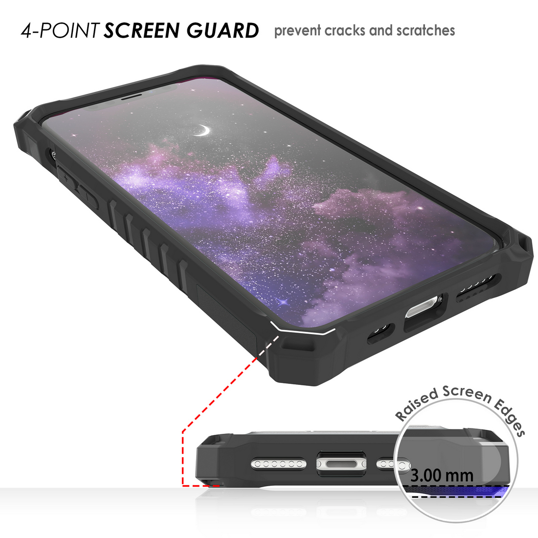 Rugged Tri-Shield Case Cover Kickstand Lanyard Strap for Apple iPhone 11 - 第 11/23 張圖片