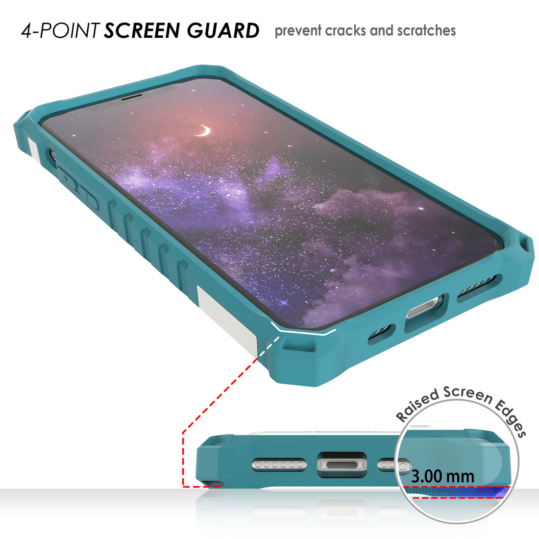 Rugged Tri-Shield Case Cover Kickstand Lanyard Strap for Apple iPhone 11 - 第 22/23 張圖片