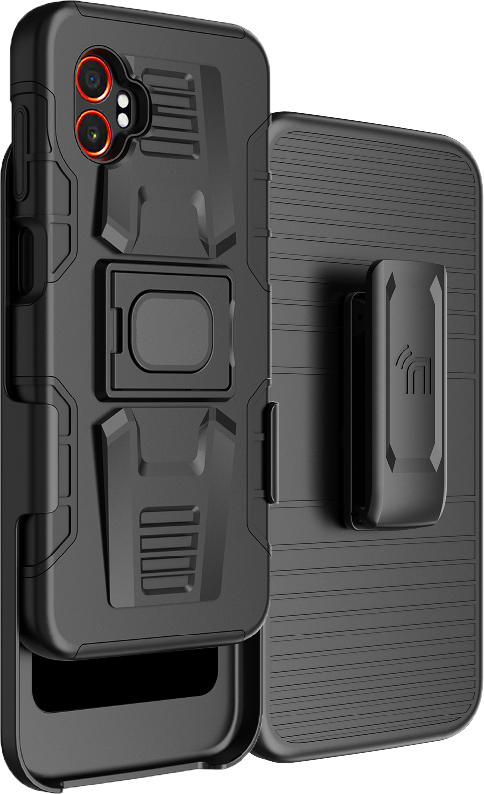 Rugged Case Stand Belt Clip Holster for Samsung Galaxy XCover 7 Pro 2025 Phone
