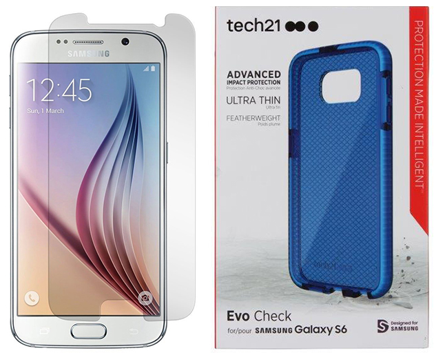 Tech21 EVO CHECK CASE + TEMPERED GLASS FOR SAMSUNG GALAXY S6 - 第 7/31 張圖片