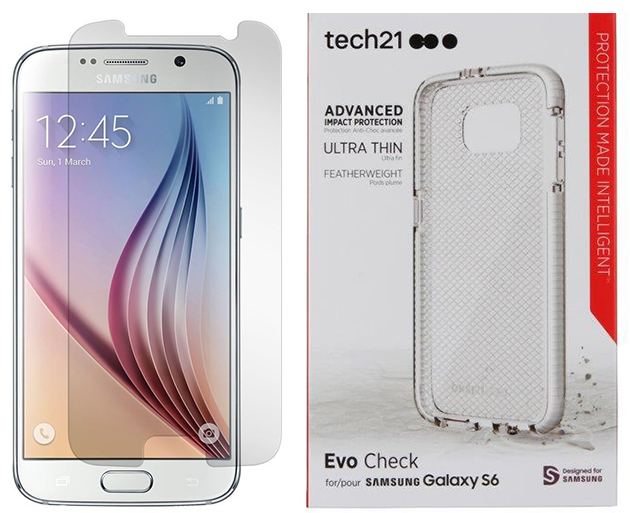 Tech21 EVO CHECK CASE + TEMPERED GLASS FOR SAMSUNG GALAXY S6 - 第 27/31 張圖片