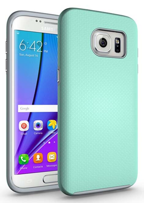 ANTI-SLIP TEXTURED GRIP SKIN HARD CASE COVER FOR SAMSUNG GALAXY S7 EDGE