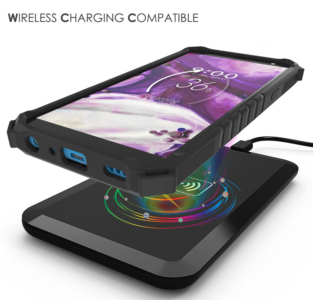 Rugged Tri-Shield Case + Belt Clip for LG Xpression Plus 2 - Adorable Animals - Picture 4 of 46