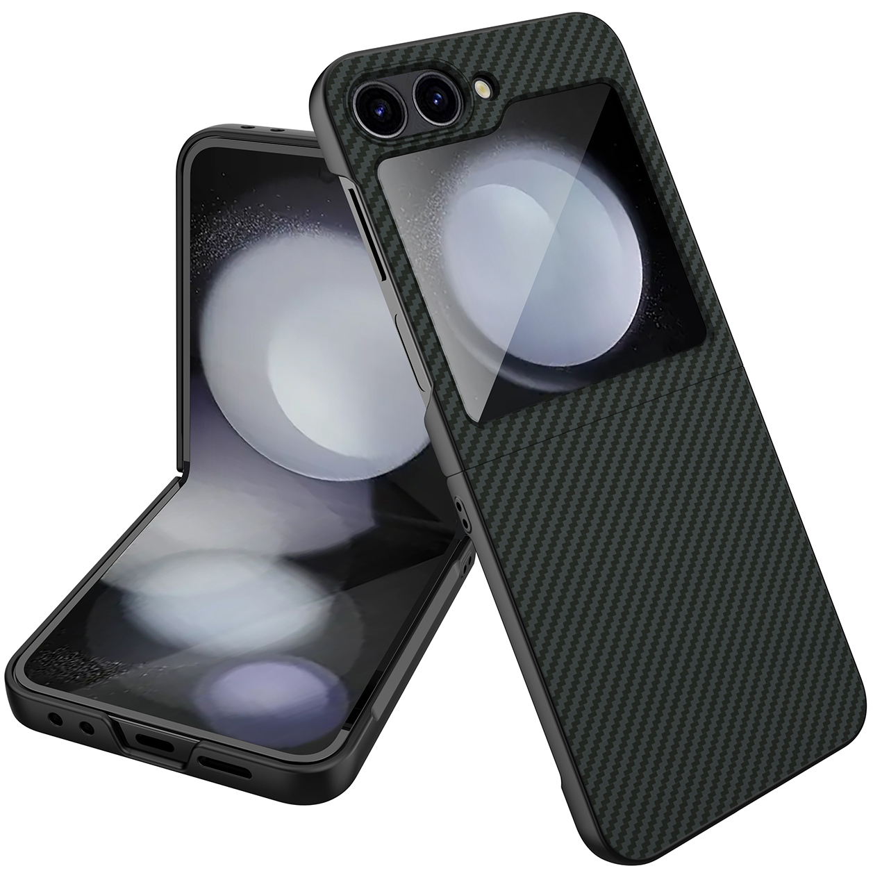 Slim Hard Case for Galaxy Z Flip 7 FE & Z flip 6 - with Soft Touch Powder Coat