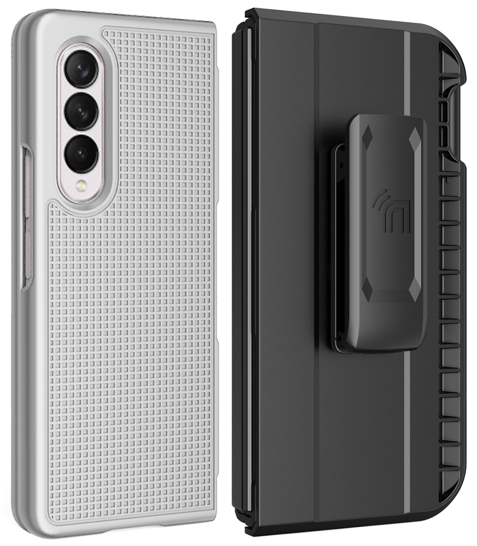 Slim Case + Holster Belt Clip with S Pen Holder for Samsung Galaxy Z Fold 3