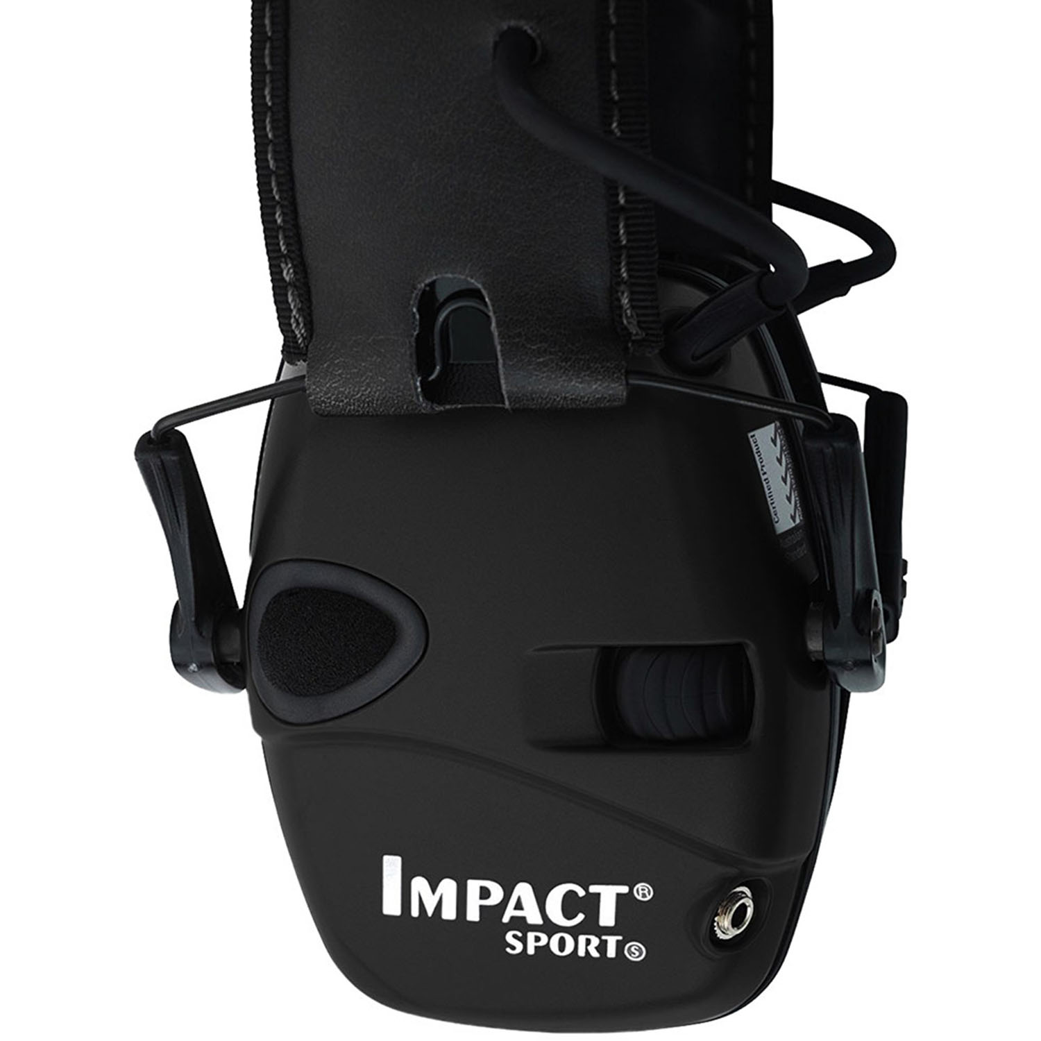 Howard Leight Impact Sport, Electronic Earmuff, Deluxe Headband, Black