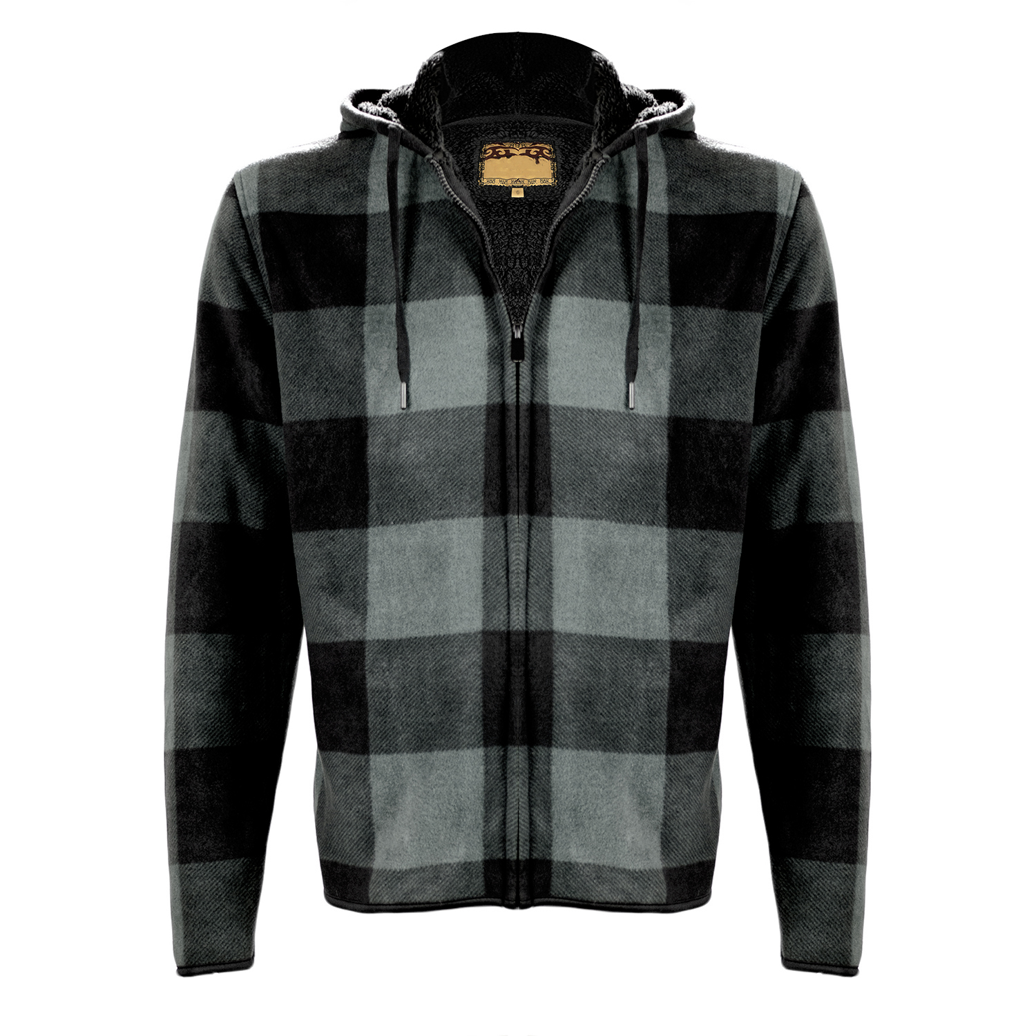 Long Sleeve Flannel Hoodie | eBay