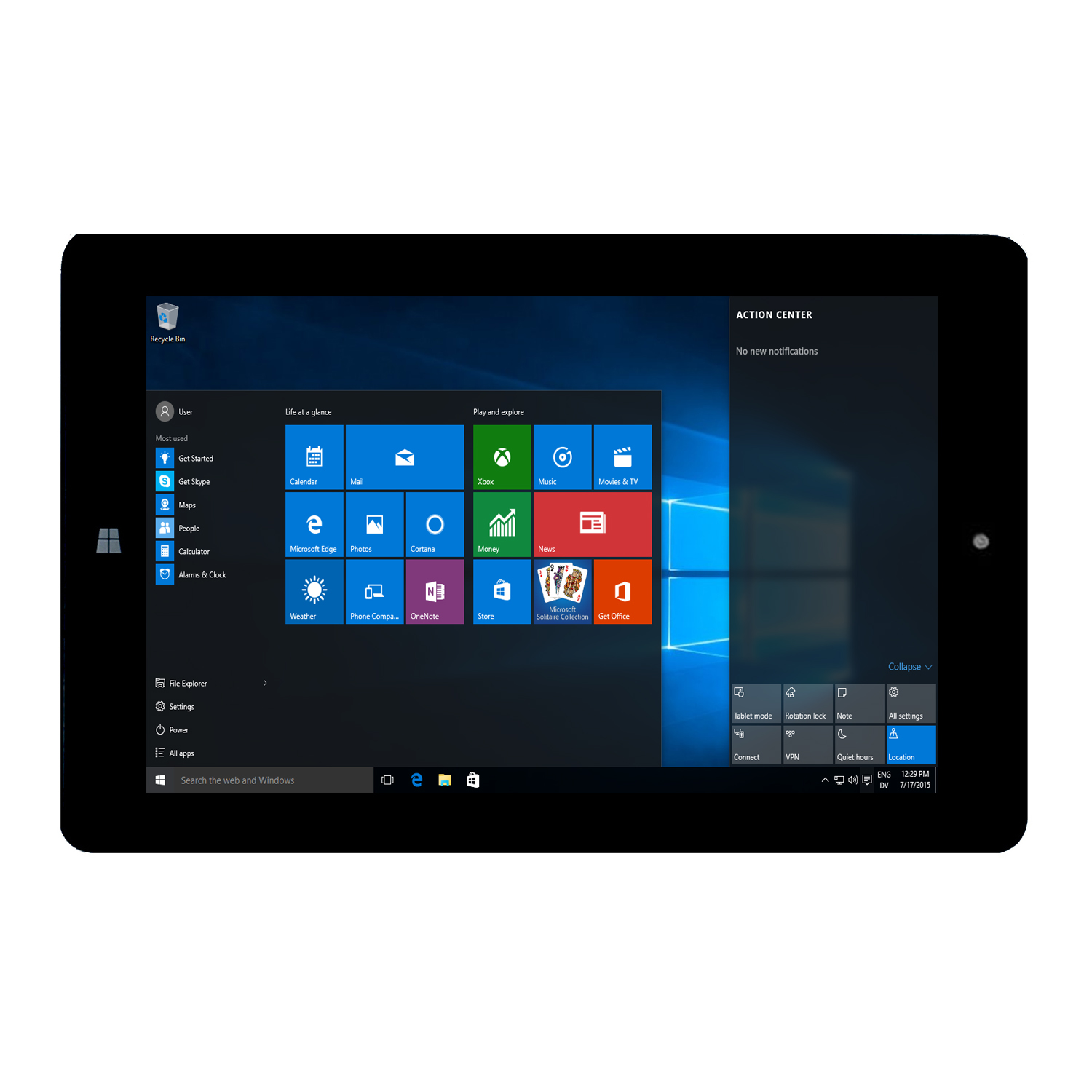 Insignia Flex 8.9" WiFi Windows 10 Tablet Intel Quad Core 2GB 32GB - NS