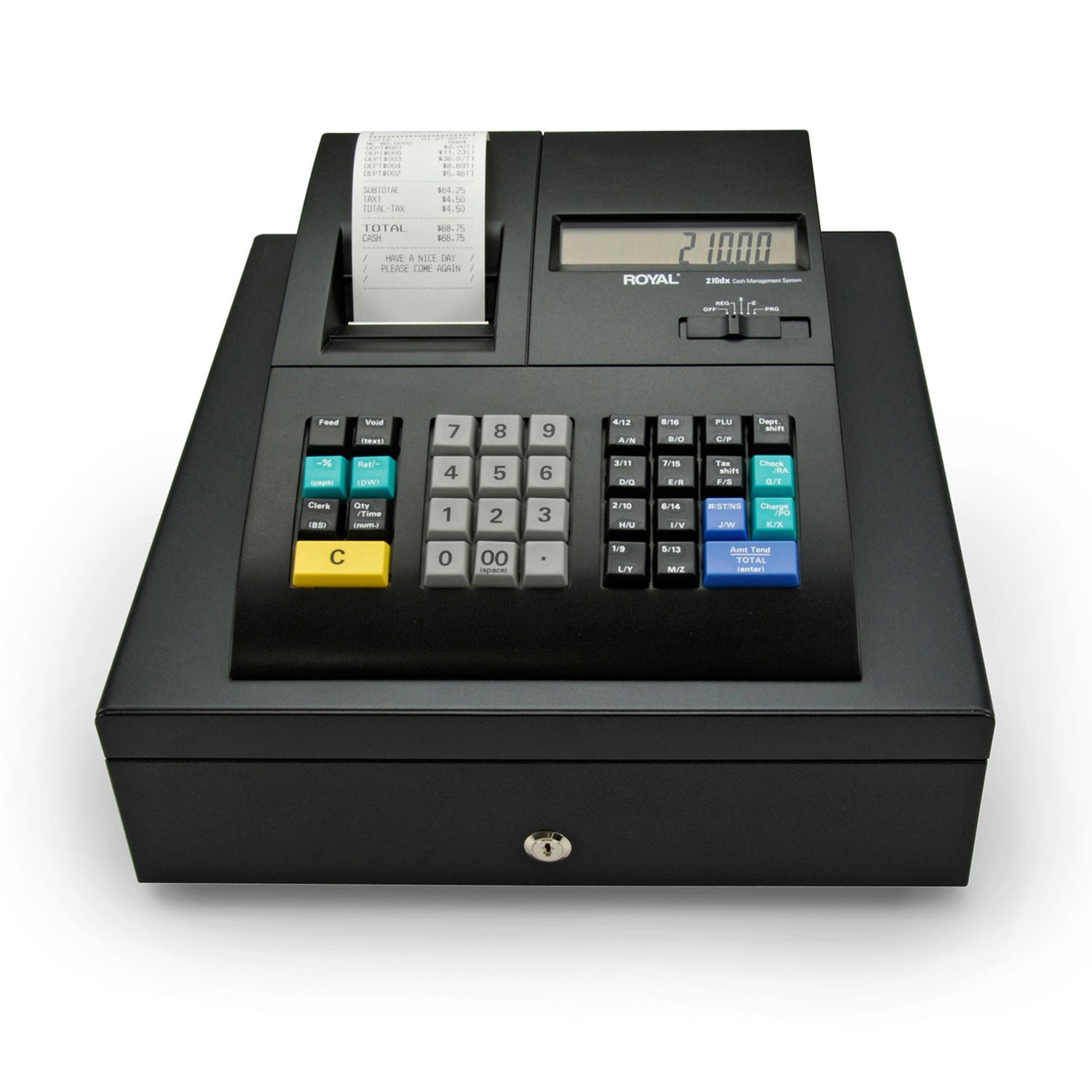 Royal 210DX B1 Electronic Cash Register w/Dual LCD ... Royal 210DX B1 Electronic Cash Register w/Dual LCD ...
