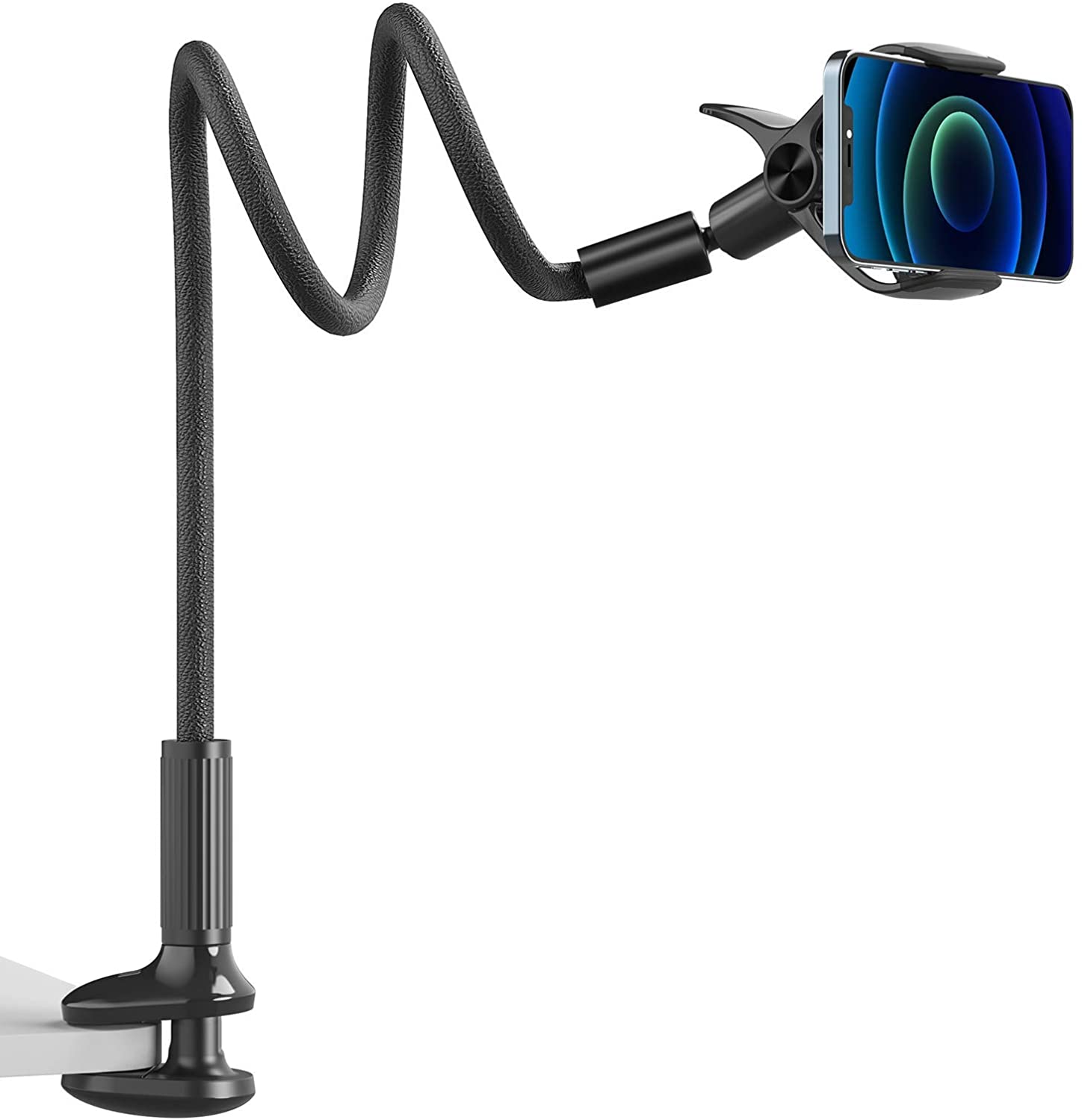 Flexible Universal 360 Cell Phone Desktop Bed Stand Bracket Arm Holder 37