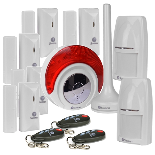 Swann Home Wireless Alarm System w/ Indoor Siren & Window Sensors SRHOMALARMC eBay