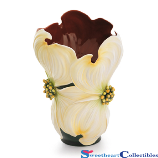 Franz Porcelain Autumn Memories Floral Porcelain Vase eBay