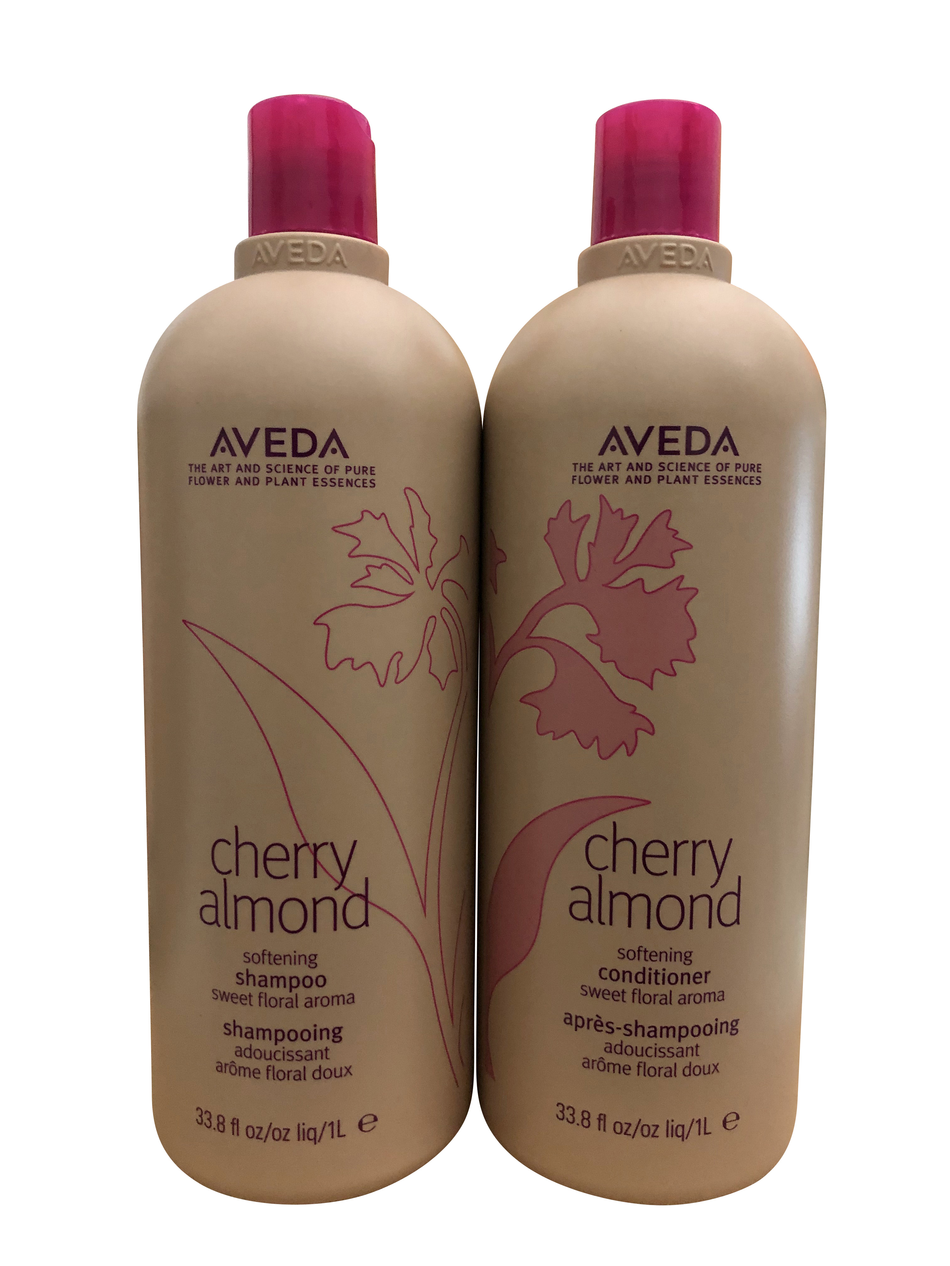 Aveda Cherry Almond Softening Shampoo & Conditioner Set 33.8 OZ Each eBay