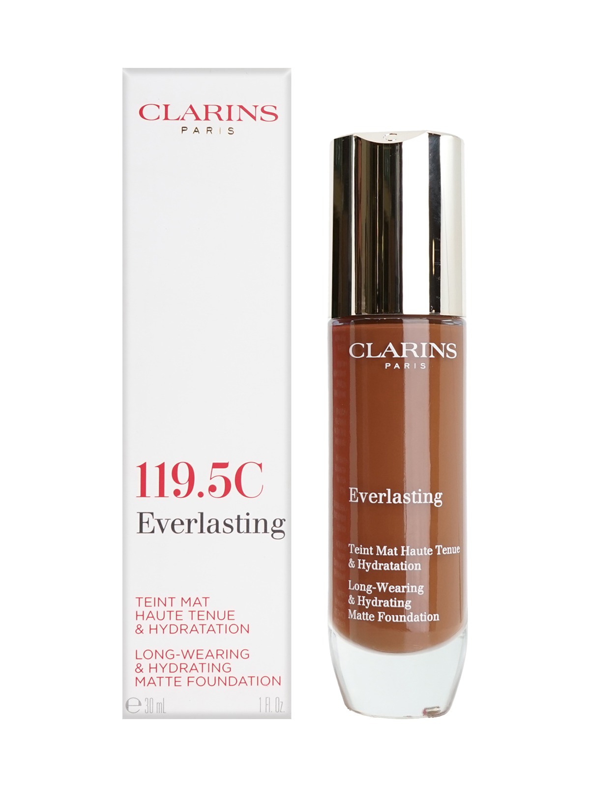 Clarins Everlasting Matte Foundation 1 OZ - CHOOSE YOUR SHADE - Picture 11 of 11