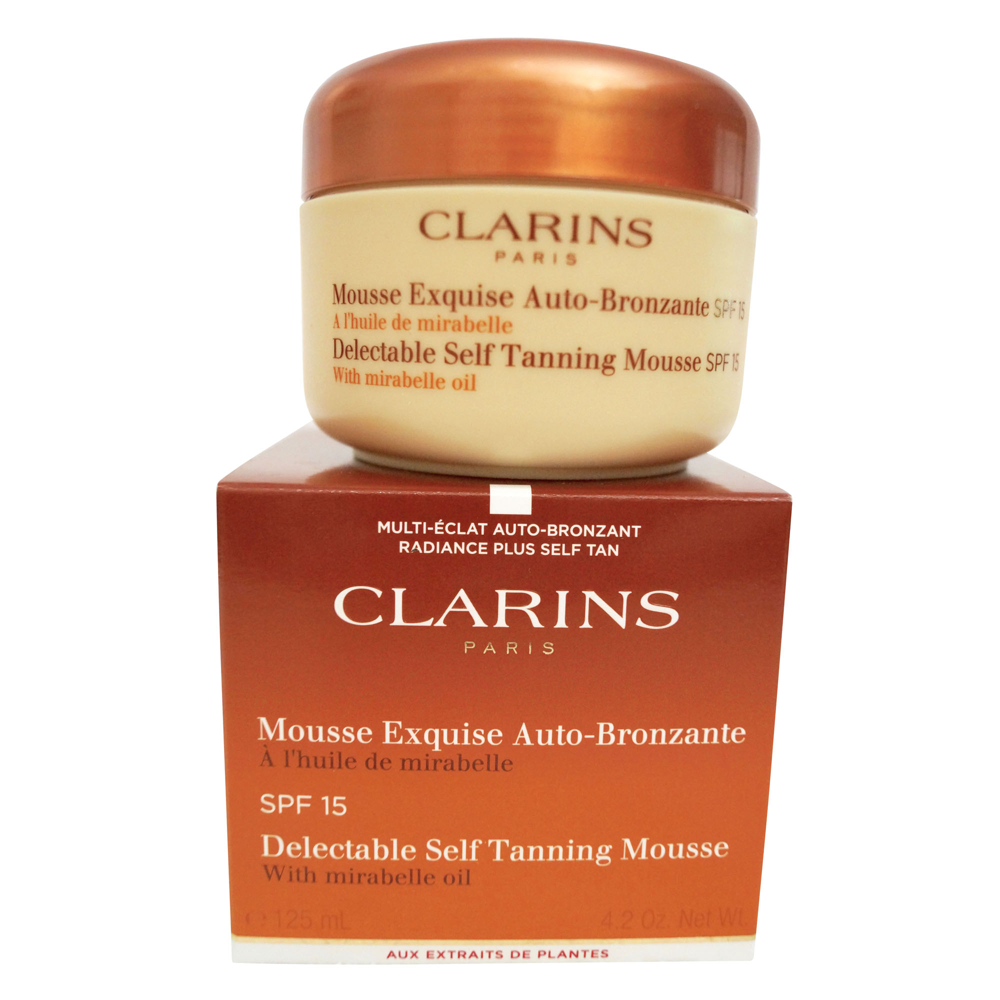 Clarins Delectable Self Tanning Mousse SPF 15, 4.2 Oz eBay