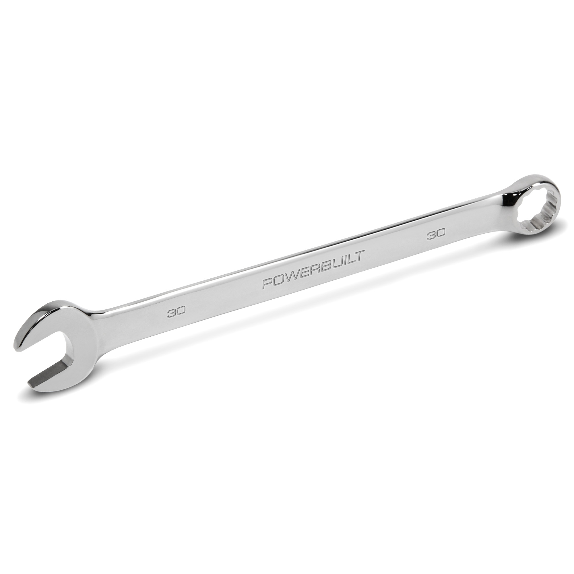 Powerbuilt 30mm Long Handle Extra Reach Metric Combination Wrench, CrV