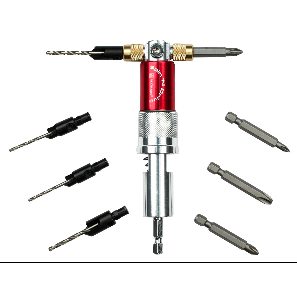 Alltrade 9 Piece SpinNDrive Drill and Drive Power Tool Accessory