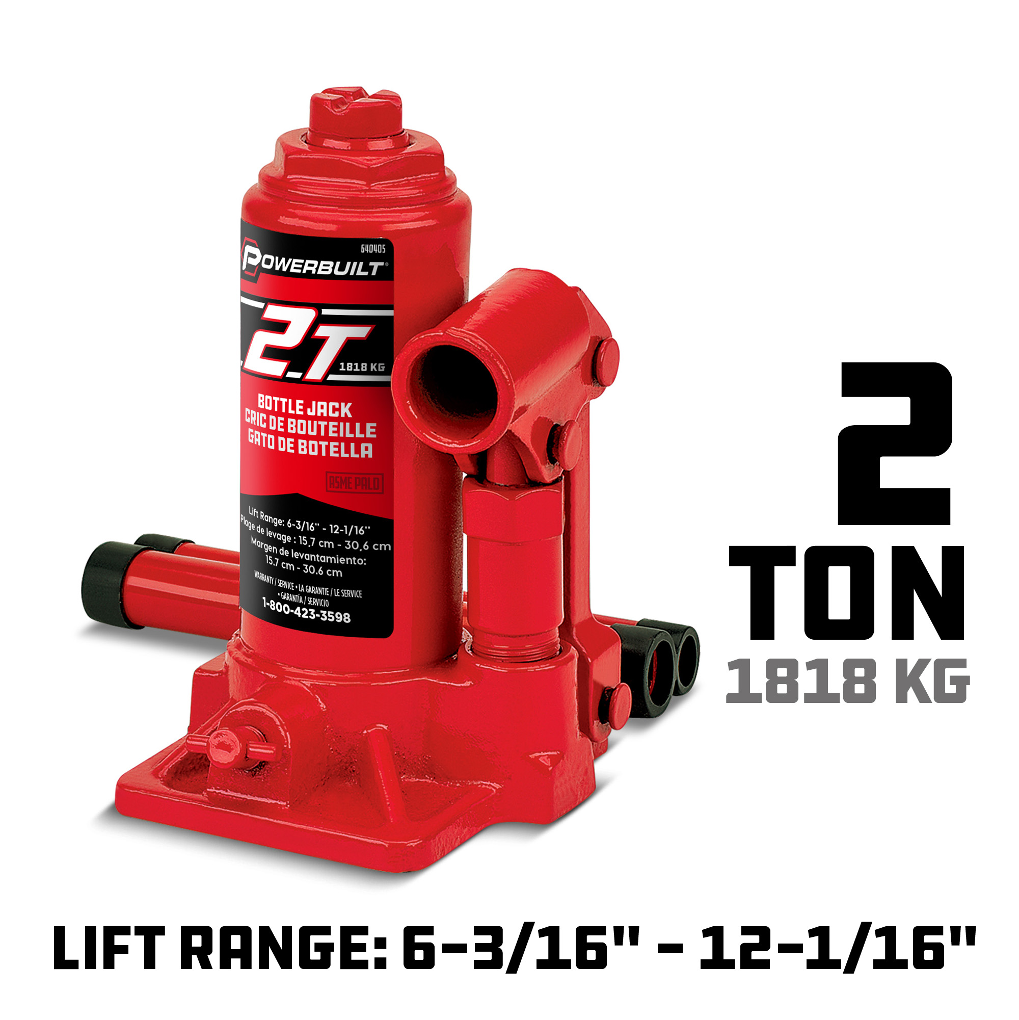 Powerbuilt 2 Ton Hydraulic Bottle Jack, 640405 eBay