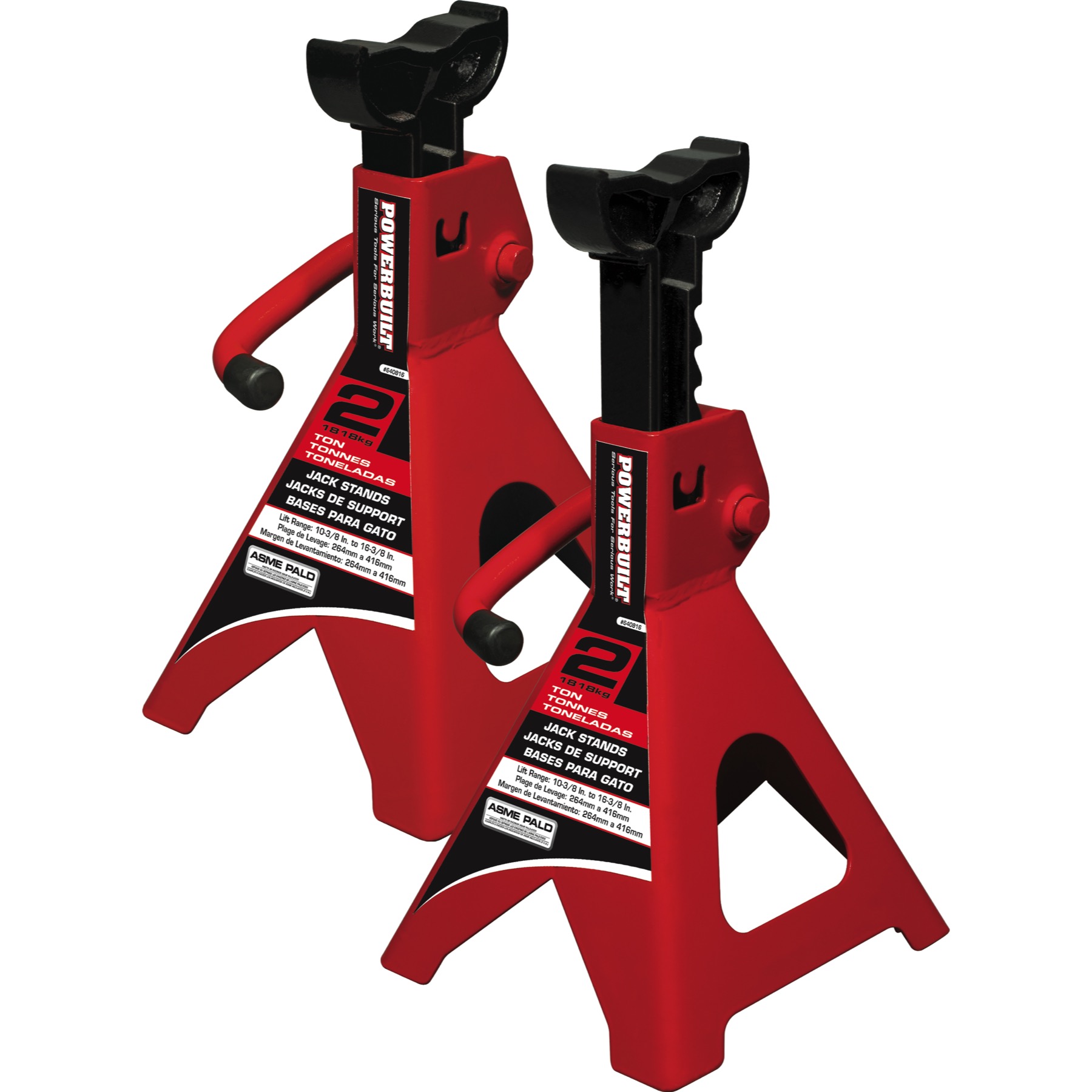 Powerbuilt 6 Piece Car Service Set, Floor Jack, Jack Stands, Creeper