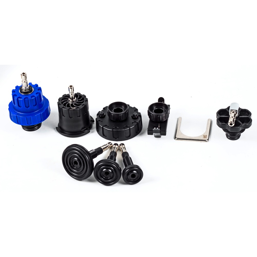 Powerbuilt 8 Piece Radiator Pressure Cooling Tester Adapter Kit 647893 28907420639 eBay