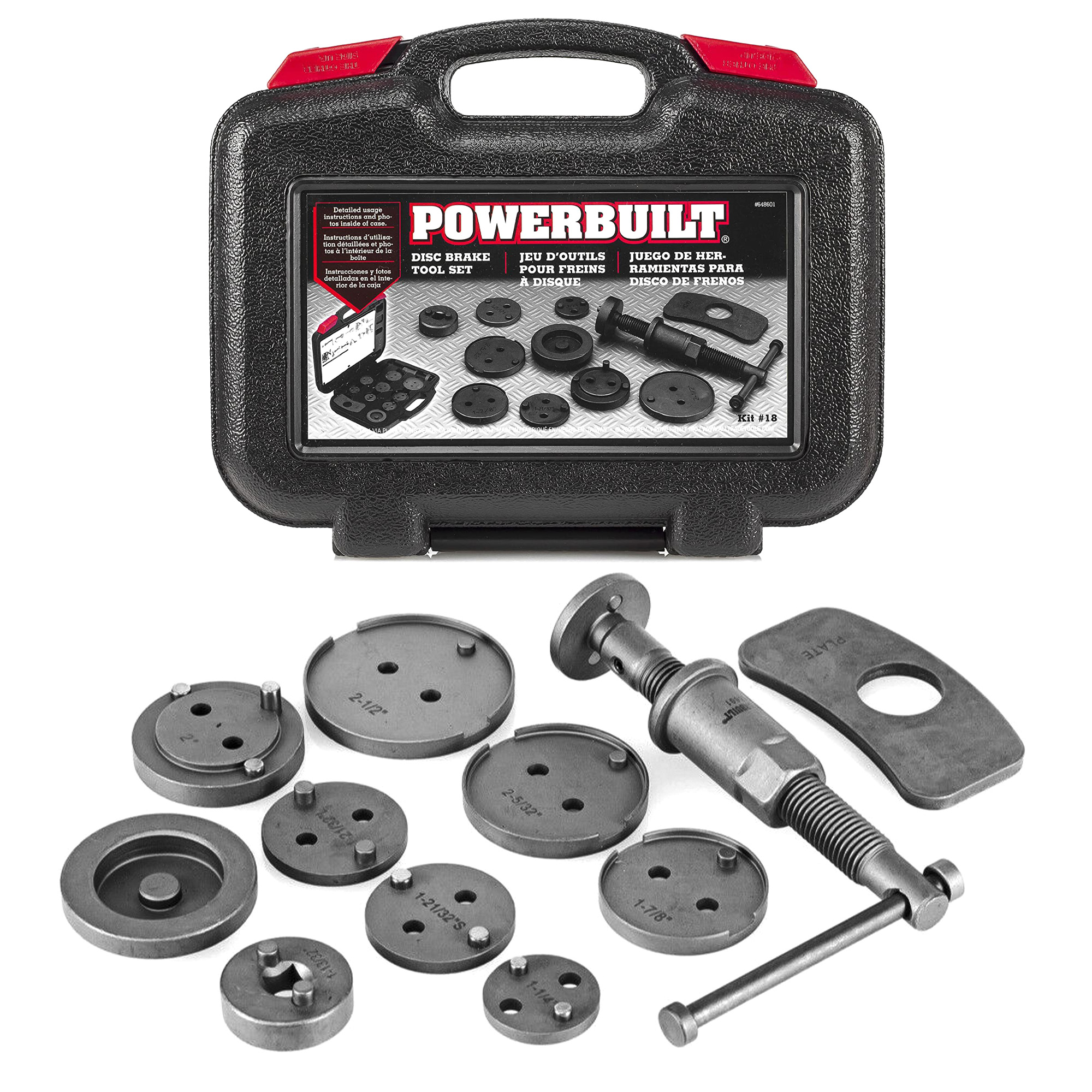 Powerbuilt Rear Disc Brake Adjust Tools Kit 648601 eBay
