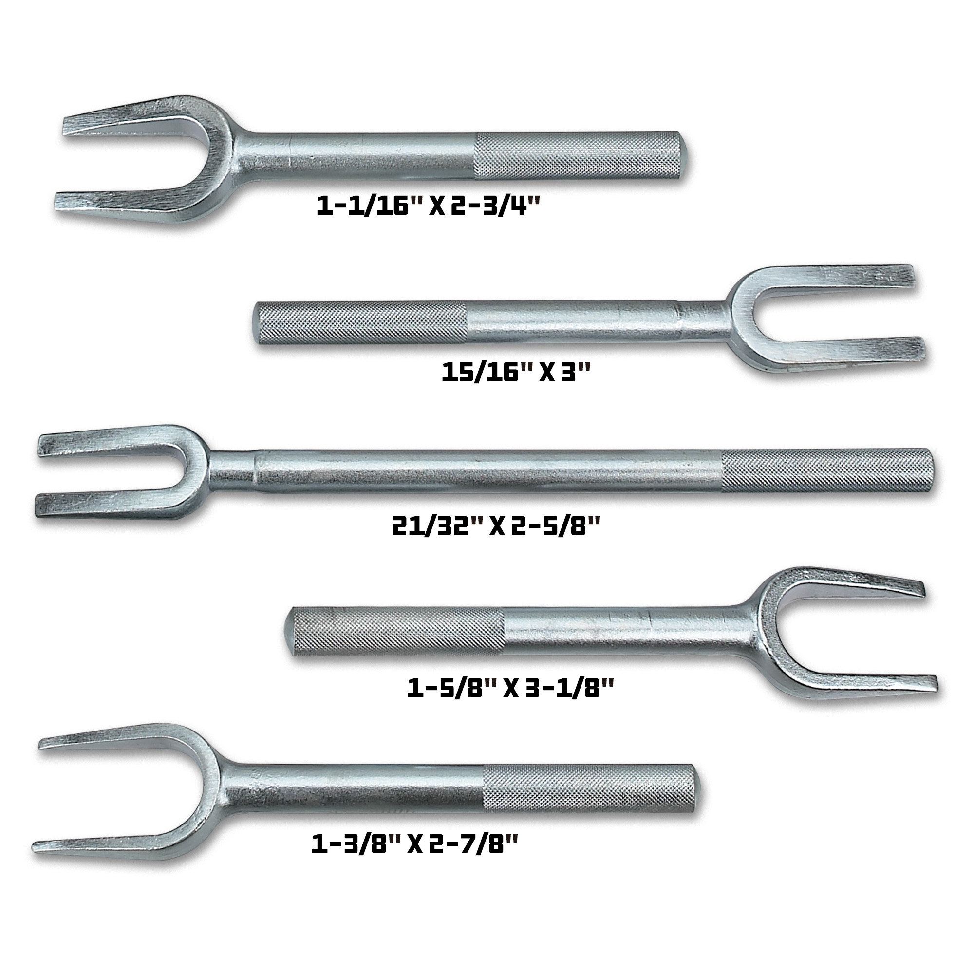 Powerbuilt 5 Pc. Tie Rod and Ball Joint Separator Kit for Ford and GM