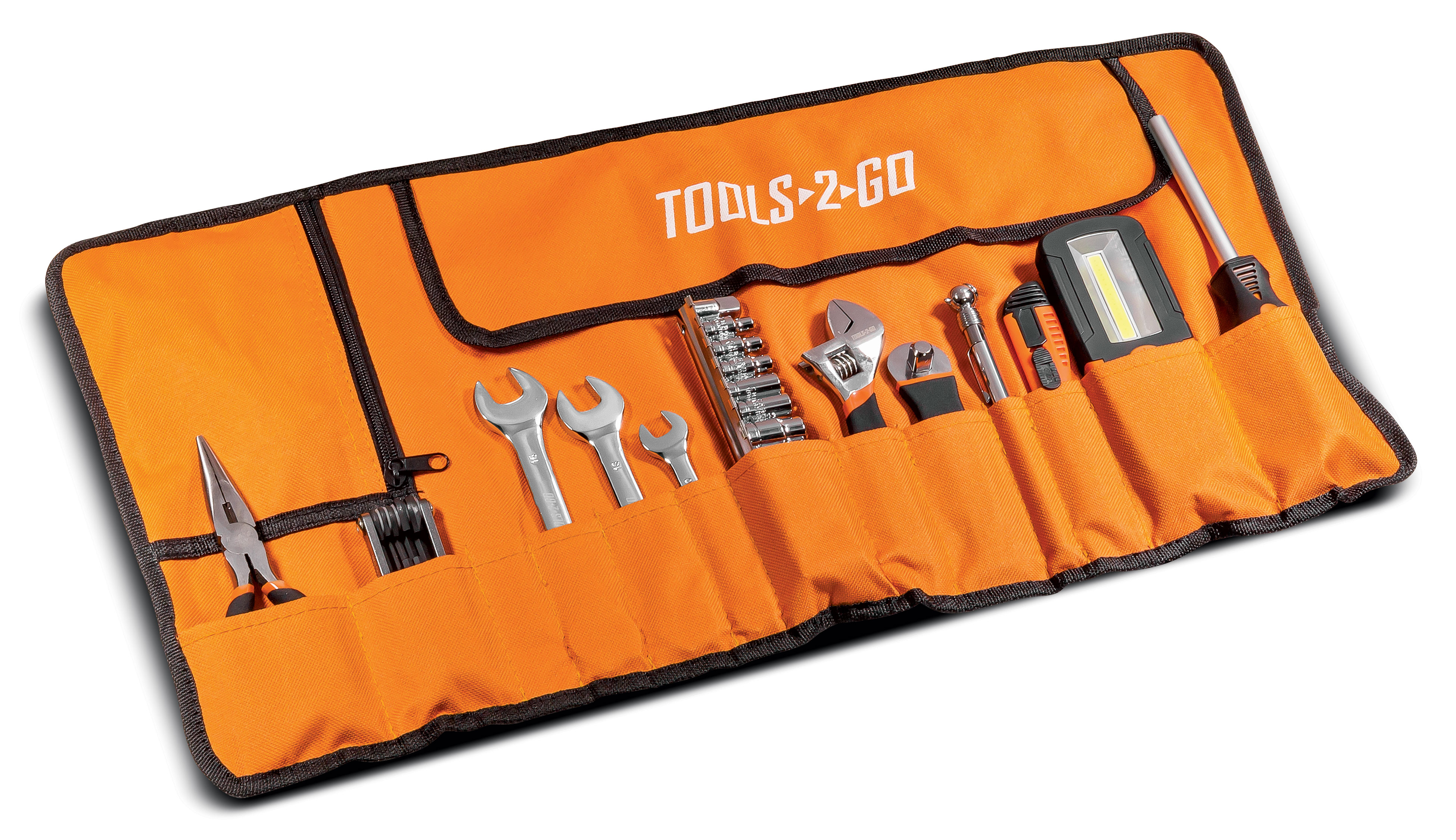 Tools2Go Tool 83 Piece Set with RollUp Pouch Motorcycle, Auto, ATV