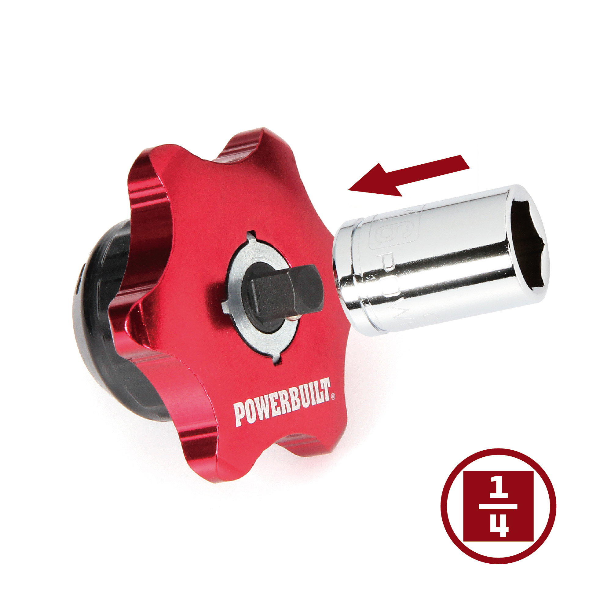 SabreCut 1/4-Inch Drive 2-in-1 Thumb Ratchet & Bit Screwdriver Set - MRSC02K1