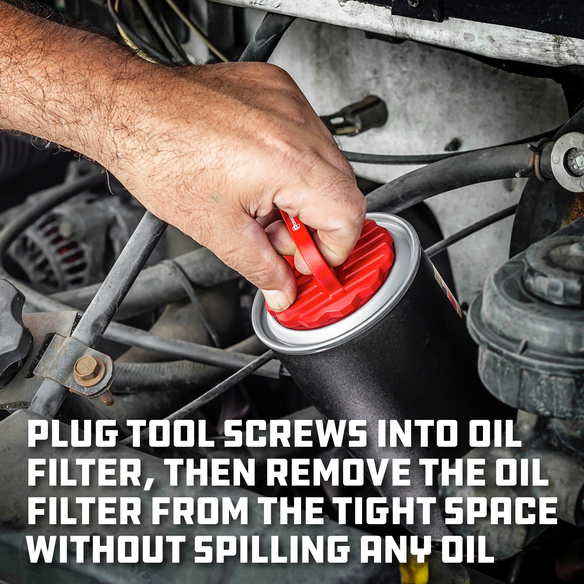 Powerbuilt Oil Filter Plug for Cummins 6.7L Diesel Engine Dodge Ram