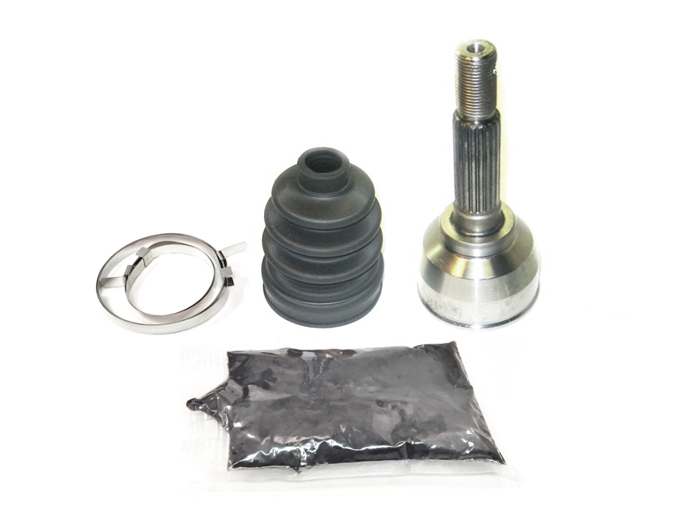 Pair of Front Axle Outer CV Joint /& Boot Kits 2001 Bombardier Traxter 4x4 ATV