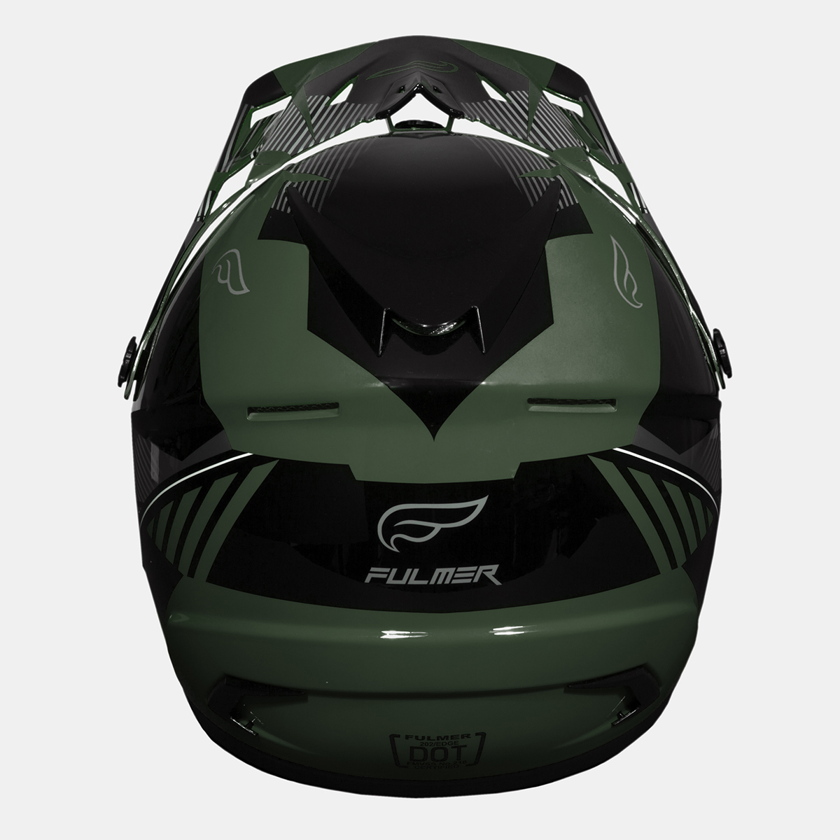 Adult Fulmer MX Helmet - 202 EDGE - ATV UTV Dirt Bike Off Road DOT Approved