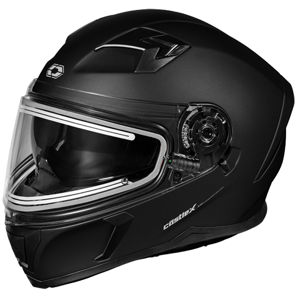 Adult Castle X Full Face Helmet DOT Snowmobile ATV UTV Heated Shield CX390