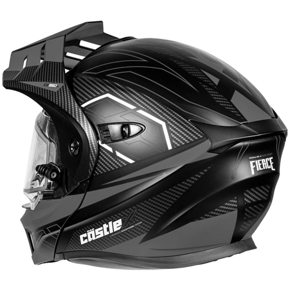 Adult Castle X CX950 V2 Dual Sport Modular Snowmobile Helmet Dual Lens Shield - Picture 7 of 54