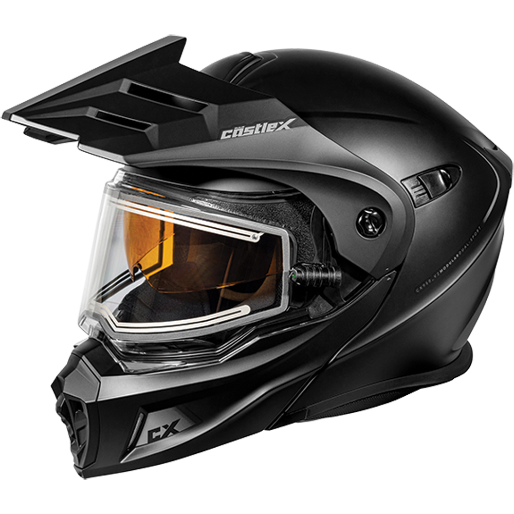 Adult Castle X CX950 V2 Dual Sport Modular Snowmobile Helmet Heated Shield - Picture 43 of 64