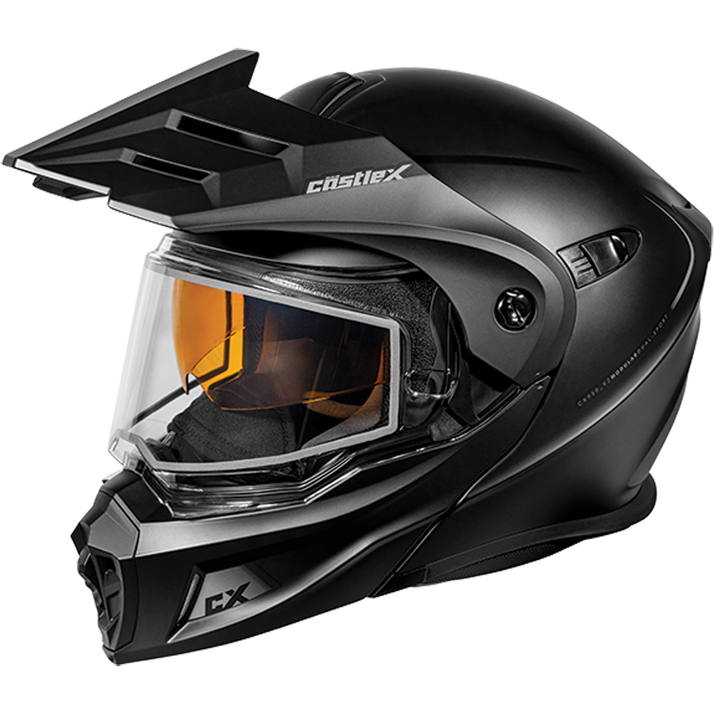 Adult Castle X CX950 V2 Dual Sport Modular Snowmobile Helmet Dual Lens Shield - Picture 33 of 54