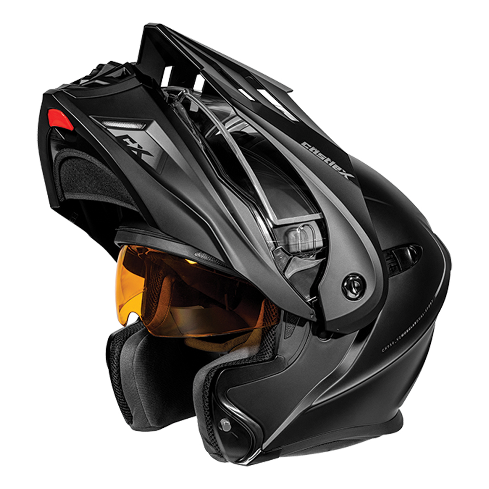 Adult Castle X CX950 V2 Dual Sport Modular Snowmobile Helmet Dual Lens Shield - Picture 34 of 54