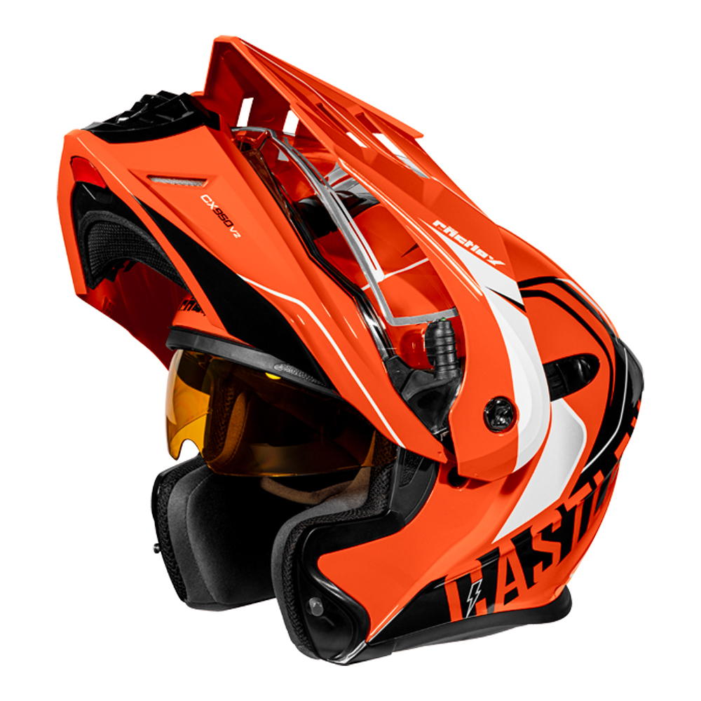 Adult Castle X CX950 V2 Dual Sport Modular Snowmobile Helmet Dual Lens Shield - Picture 42 of 54