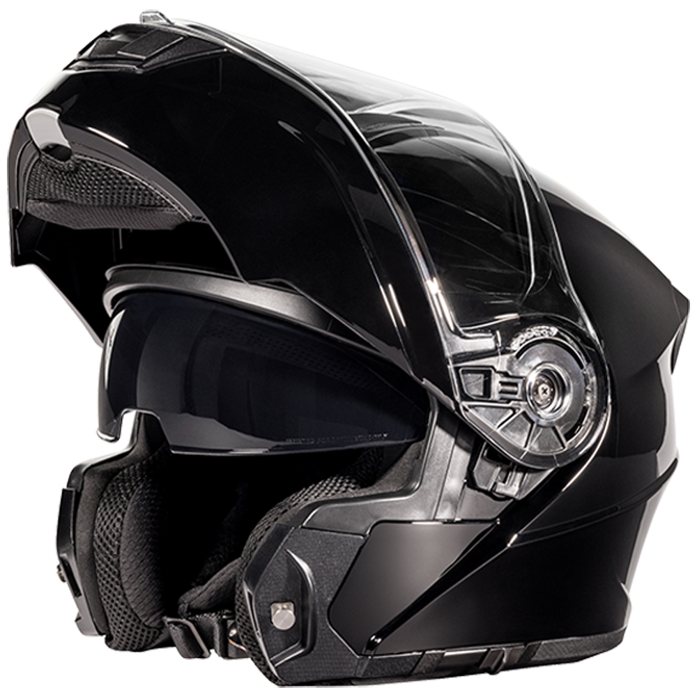 Adult Fulmer Modular Motorcycle Helmet Flip-Up Flip Jaw DOT Approved FM901SV - Picture 4 of 10