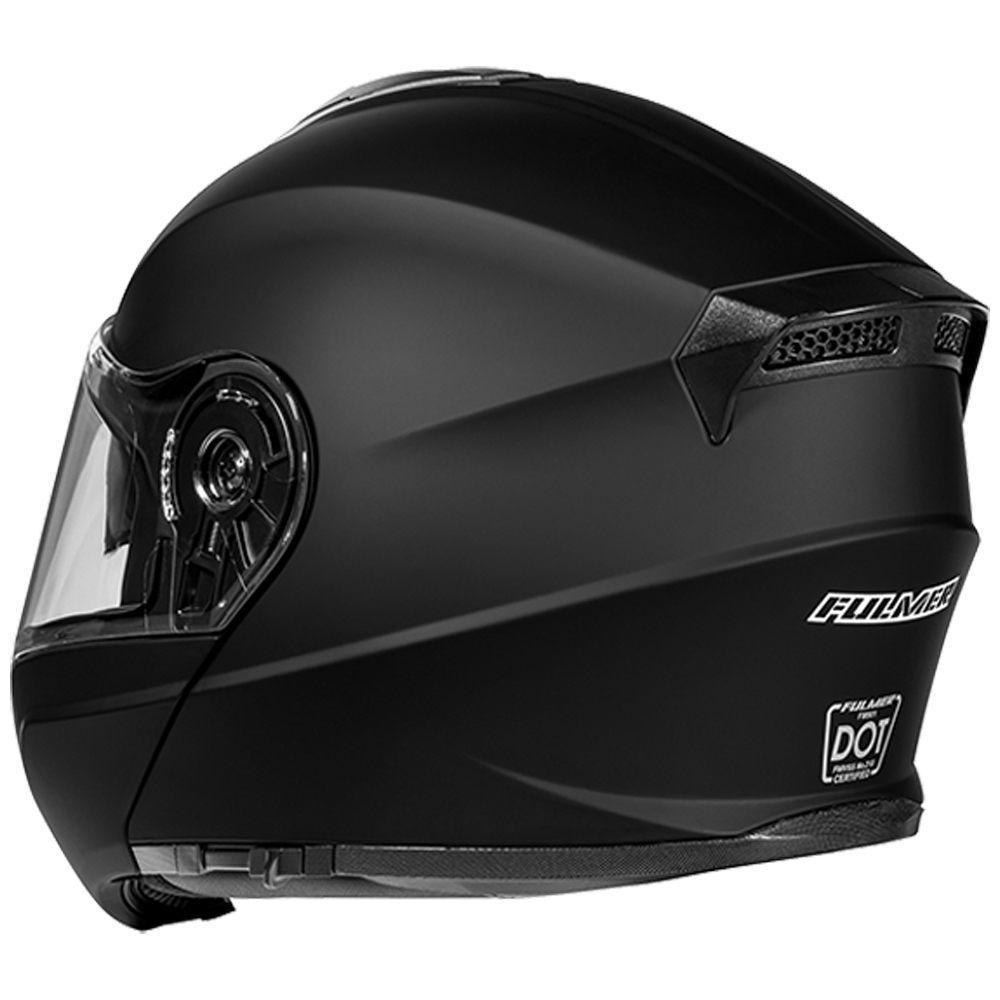 Adult Fulmer Modular Motorcycle Helmet Flip-Up Flip Jaw DOT Approved FM901SV - Picture 9 of 10