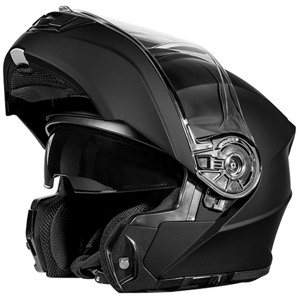 Adult Fulmer Modular Motorcycle Helmet Flip-Up Flip Jaw DOT Approved FM901SV - Picture 8 of 10