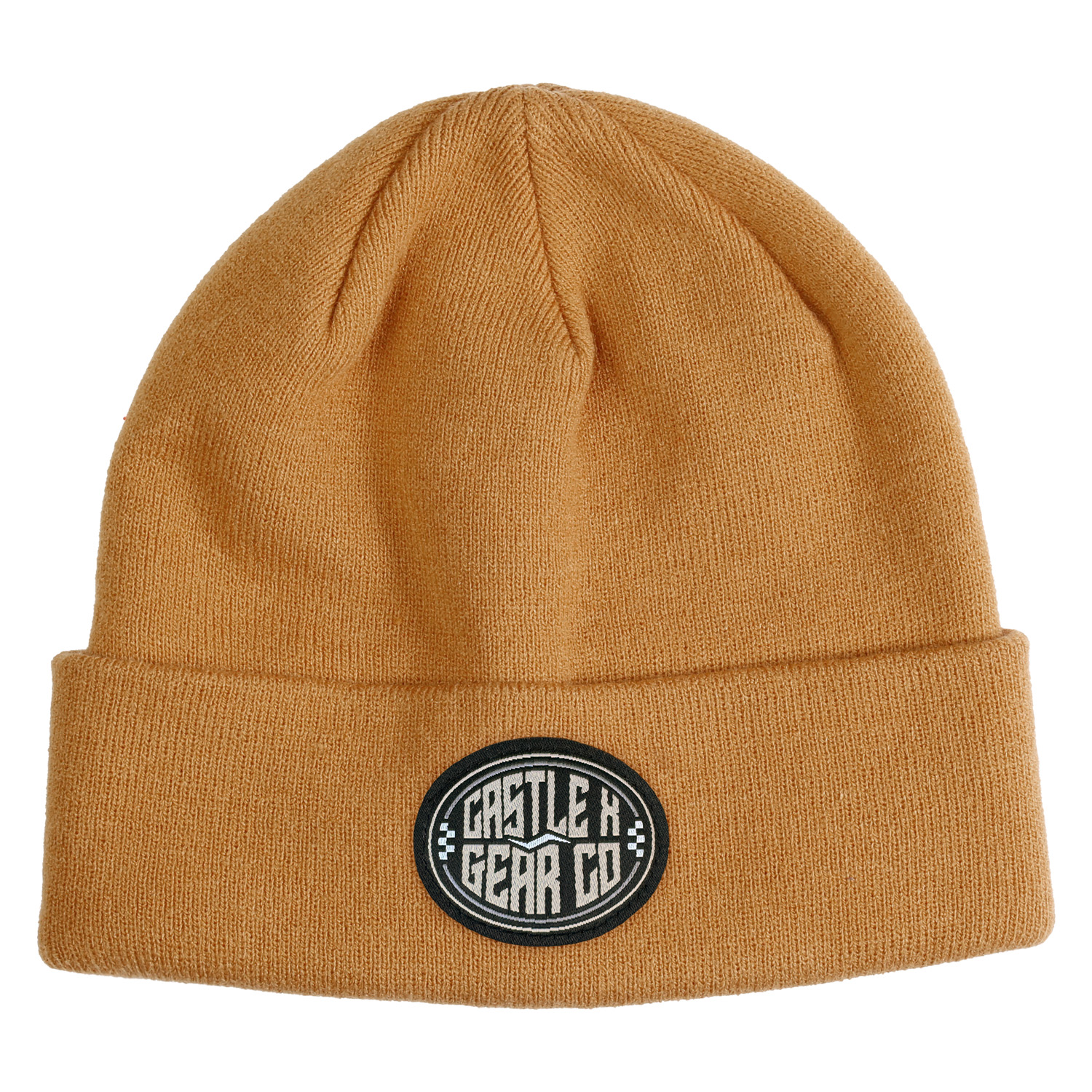 Adult Castle X Roll-Over Beanie Winter Cap Hat GRIND Black OR Wood Mens Womens - Imagen 3 de 3