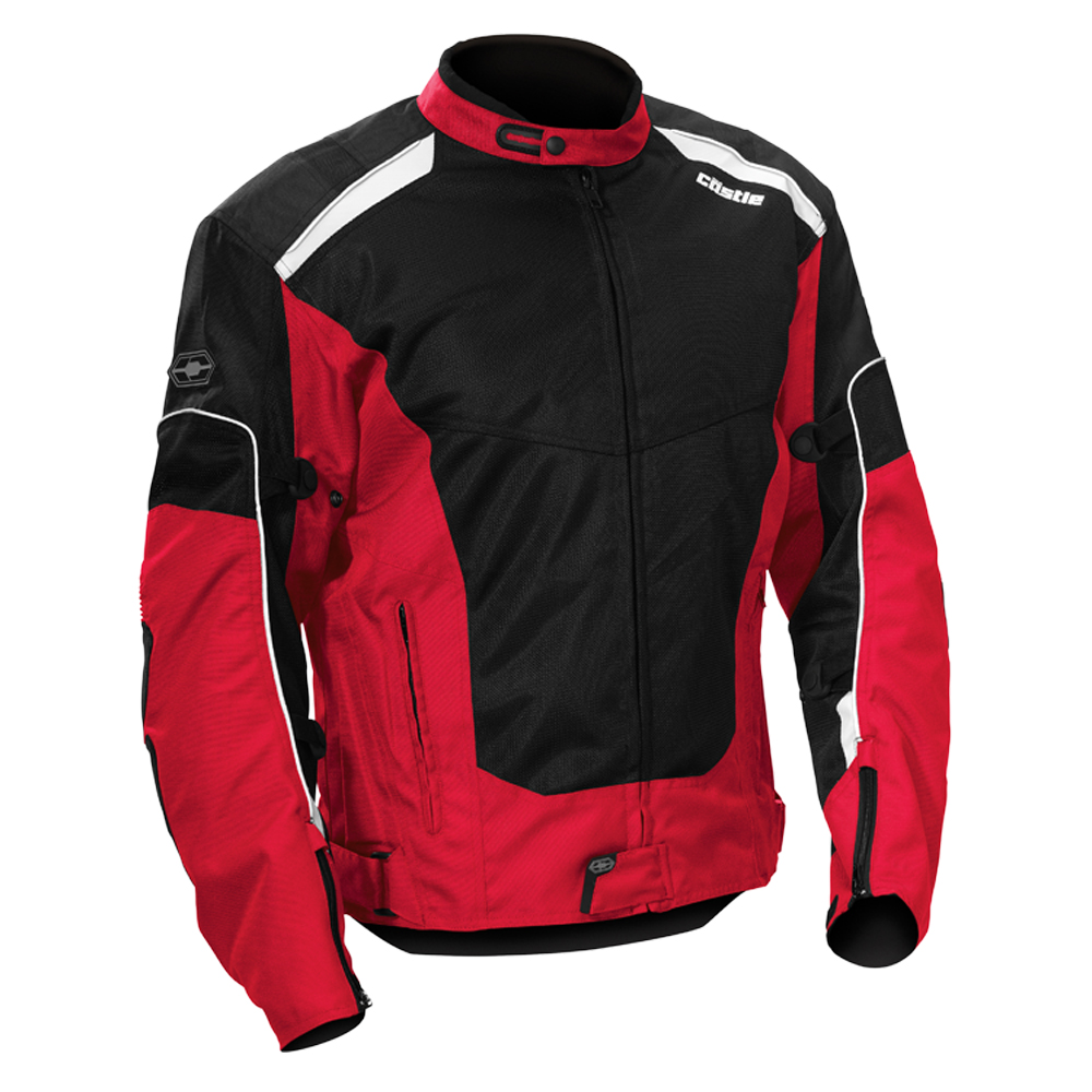 Mens Castle Turbine 2 Motorcycle Jacket Street Bike Riding Coat Removable Armor - Imagen 8 de 8