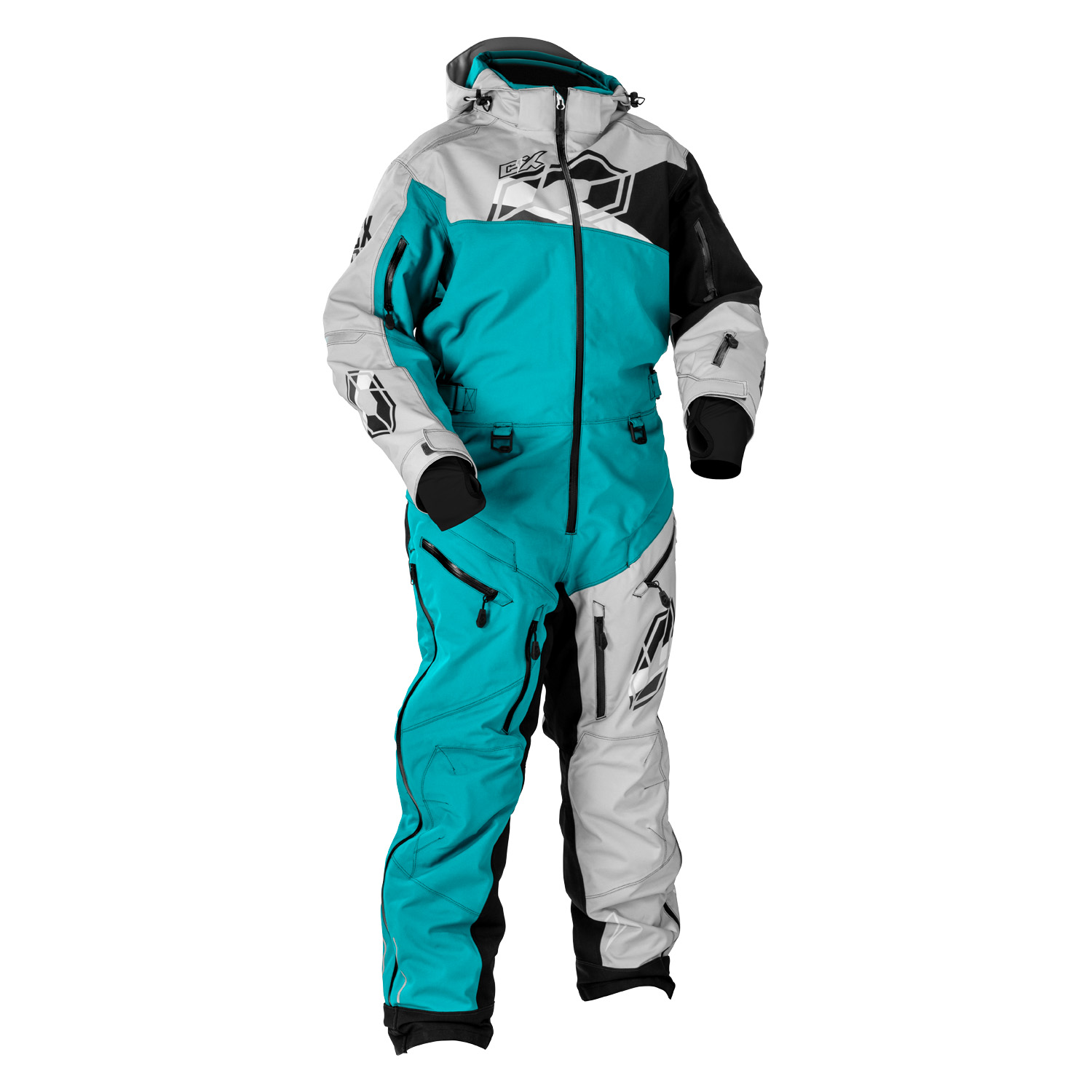Womens Castle X Freedom Monosuit Snowmobile Suit Ladies One-Piece Waterproof - Picture 7 of 8