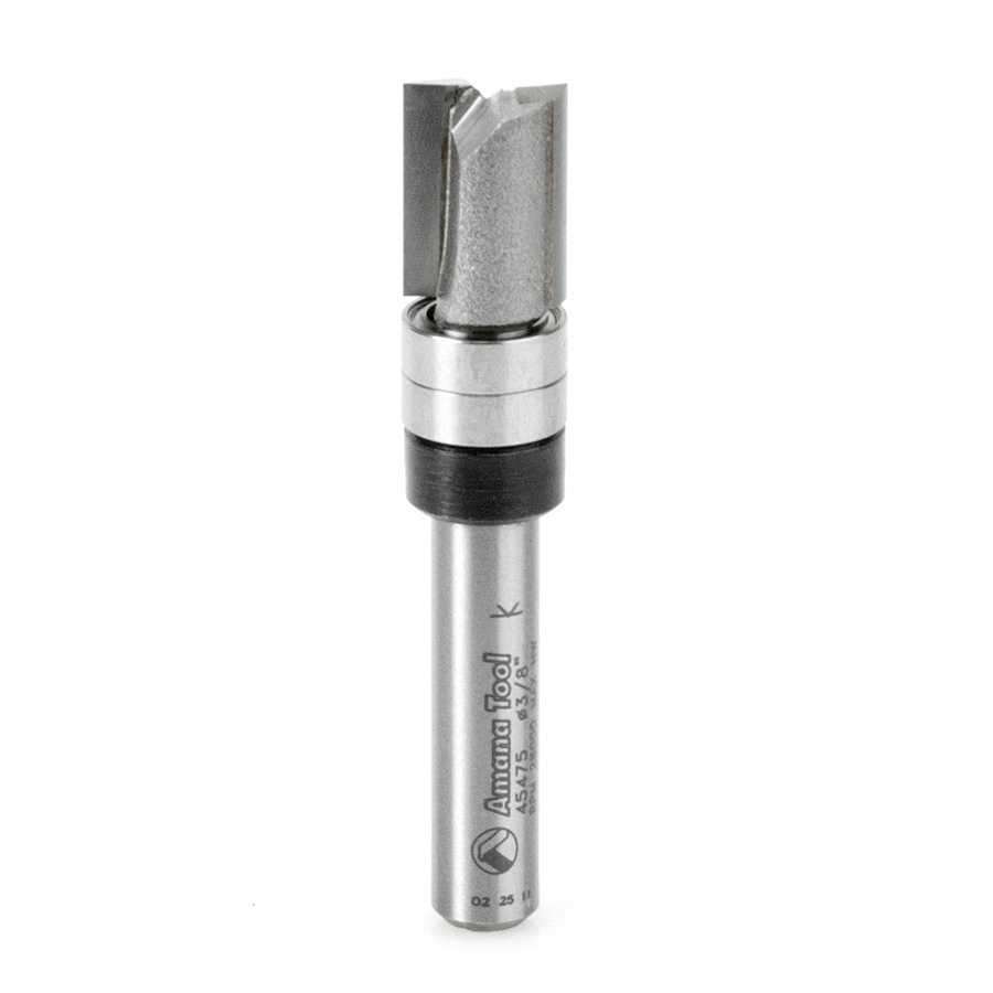 45465 Carbide Tipped Flush Trim Plunge Template 3//4 Dia x 1-3//4 x 1//2 Sh Amana Tool